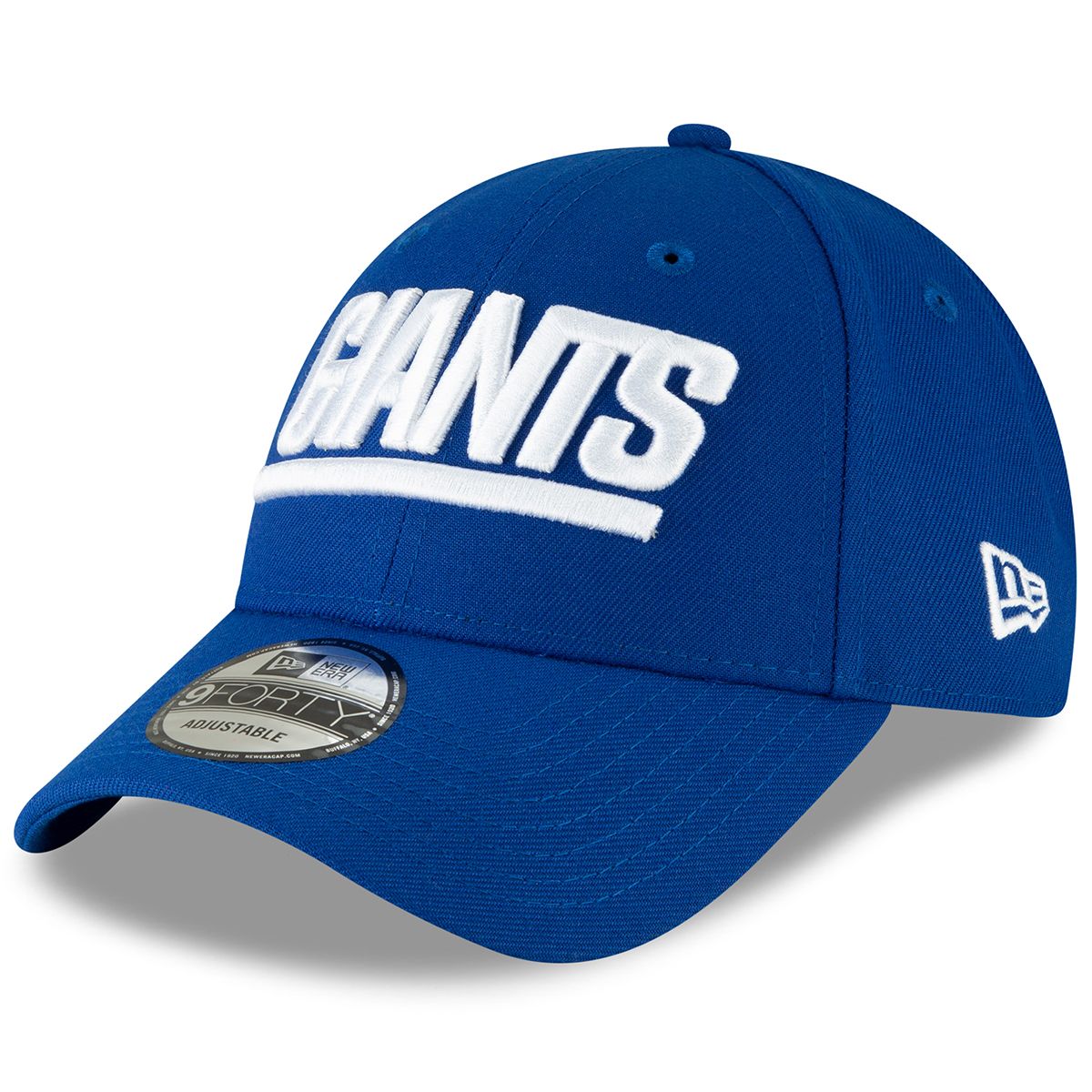 Men's New Era White New York Giants Retro Cuffed Knit Hat with Pom