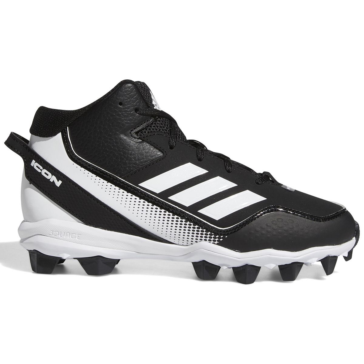 ADIDAS Yellow/Black Icon Gum Metal Baseball Cleats  Metal baseball cleats, Baseball  cleats, Black and white sneakers