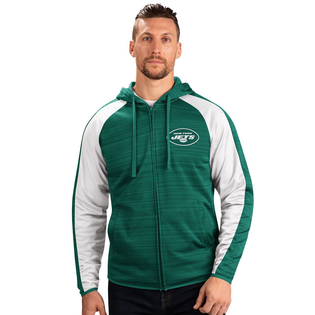 New York Jets Youth Prime Pullover Hoodie - Green