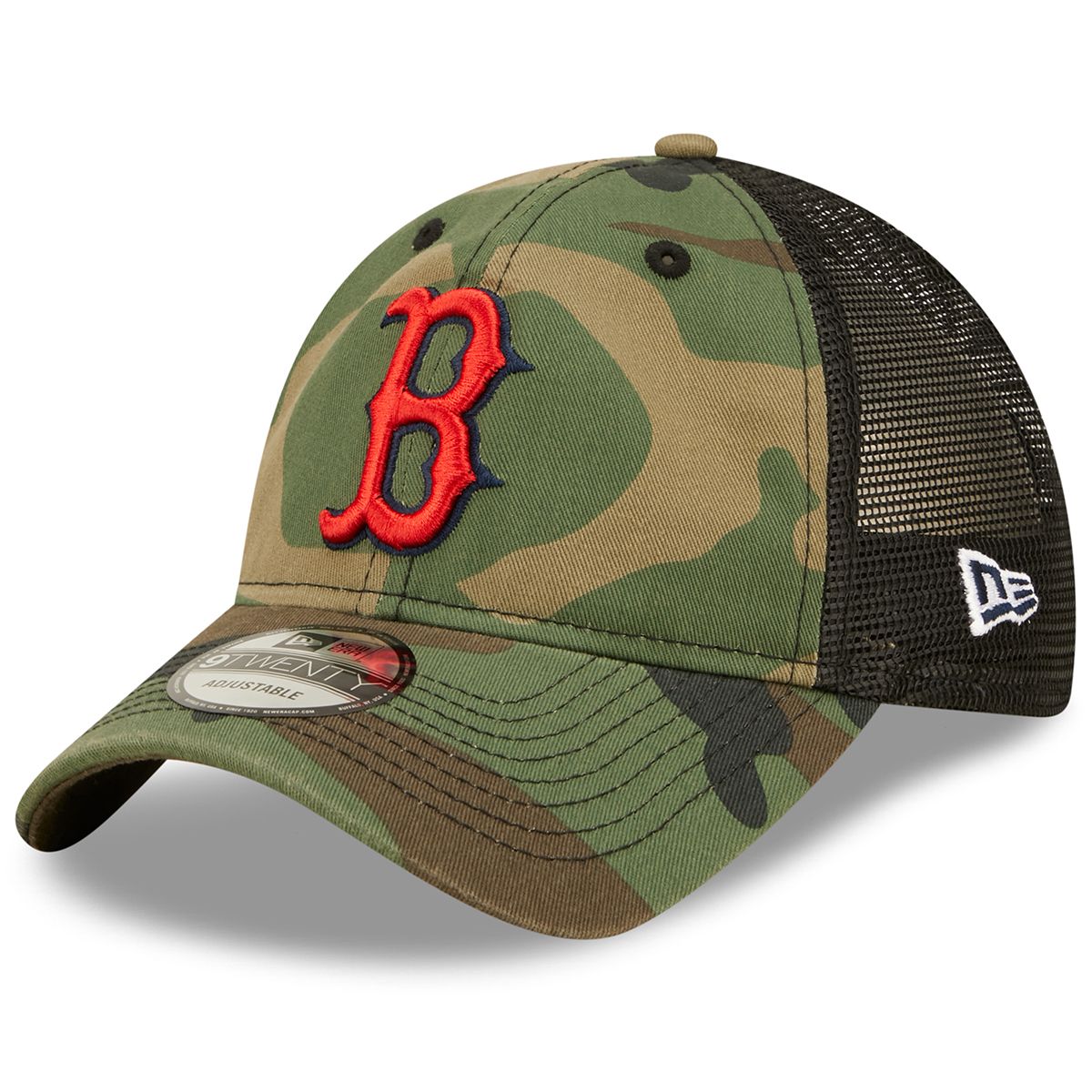 MLB Boston Red Sox Camo Clean Up Hat